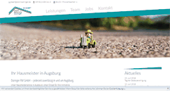 Desktop Screenshot of hausmeisterservice-augsburg.de